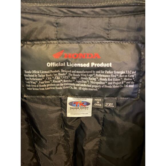 Honda GL Goldwing riding Jacket Tucker Rocky. Mens 2XL Maroon Motorcycle - Picture 6 of 9